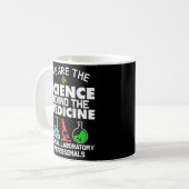 Medizinisches Laboratorium Science Labrador Tech Kaffeetasse (Vorderseite Links)