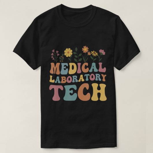 Medizinisches Laboratorium Tech Groovy Labrador We T-Shirt (Design vorne)