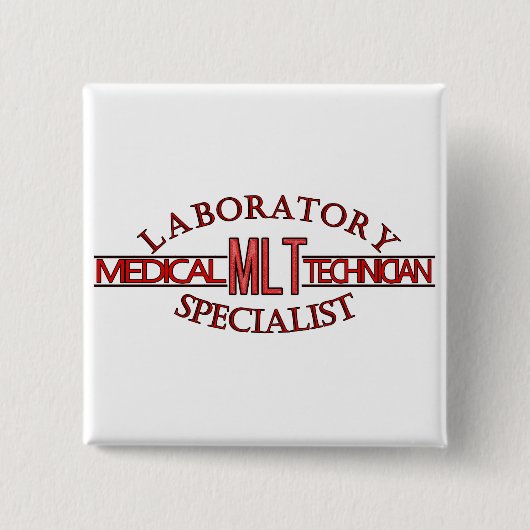 MEDIZINISCHES LABORtechniker DES Button (Vorderseite)