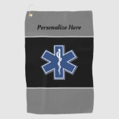 Medizinisches Logo für NotfälleGolfhandtuch Golfhandtuch (Vorderseite)