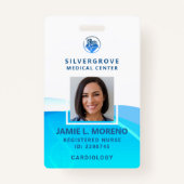 Medizinisches Logo Gesundheitsversorgung Modernes Ausweis (Vorderseite)