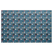 Medizinisches Muster - Dunkelblau Stoff (Fat Quarter (45,7 x 55,9 cm))