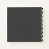 Medizinisches Notizbuch mit Besitzername (Rückseite)