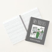 Medizinisches Notizbuch mit Namen des Besitzers (Innenseite)
