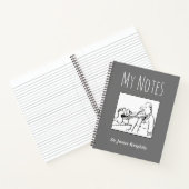 Medizinisches Notizbuch mit Namen des Besitzers (Innenseite)