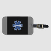 Medizinisches Notlogo  Gepäckanhänger (Vorderseite (Horizontal))