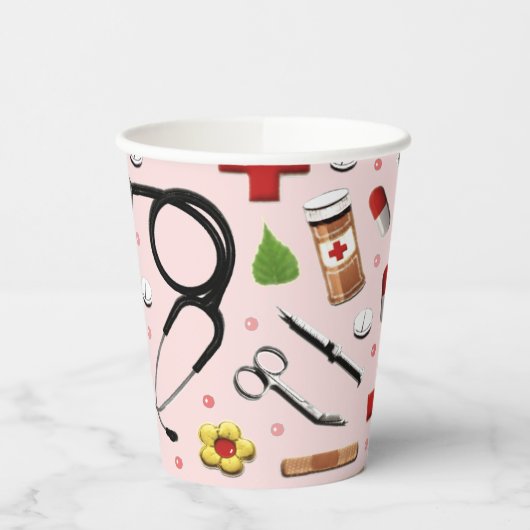 Medizinisches Party Pappbecher (Links)