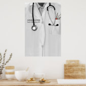 Medizinisches Party Poster (Küche)