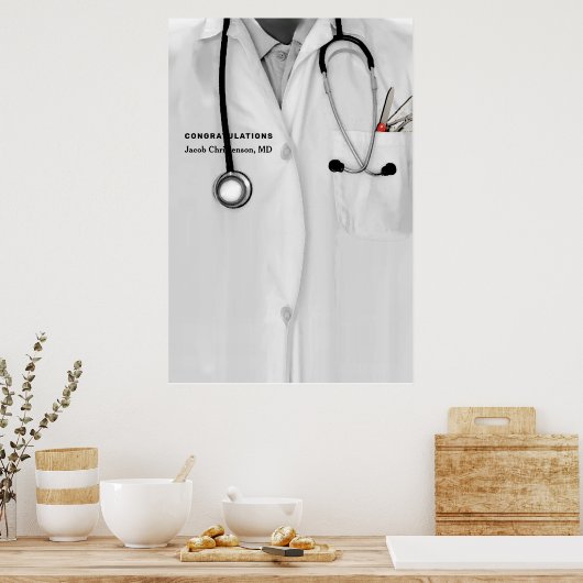 Medizinisches Party Poster (Küche)