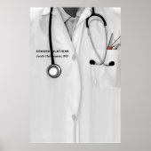 Medizinisches Party Poster (Vorne)