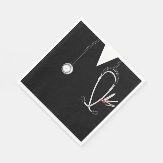 Medizinisches Party Serviette (Ecke)