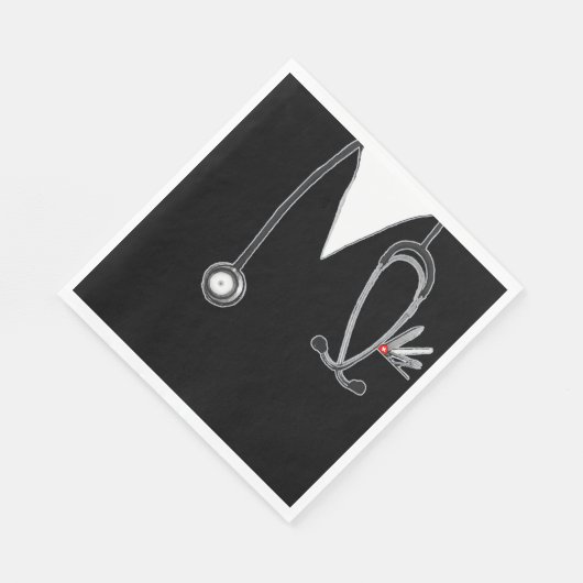 Medizinisches Party Serviette (Ecke)