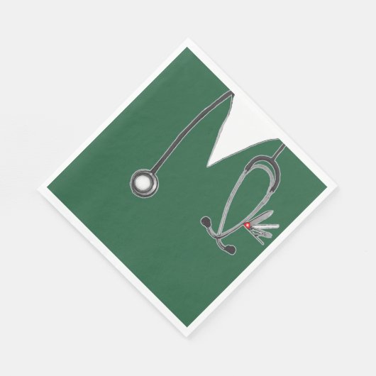 Medizinisches Party Serviette (Ecke)