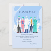 Medizinisches Personal Dankeschön Karte (Vorderseite)