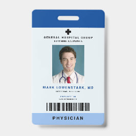 Medizinisches Personal ID Abzeichen Vertikal + Bar Ausweis