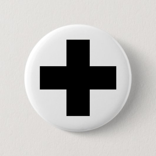 Medizinisches queres medizinisches Leben, das Button (Vorderseite)