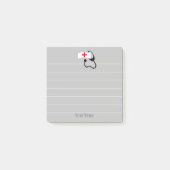 medizinisches Stethoskop mit Personalisierten Lini Post-it Klebezettel (Vorderseite)