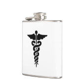 Medizinisches Symbol Flachmann (Links)