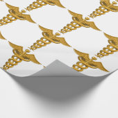 Medizinisches Symbol Geschenkpapier (Ecke)
