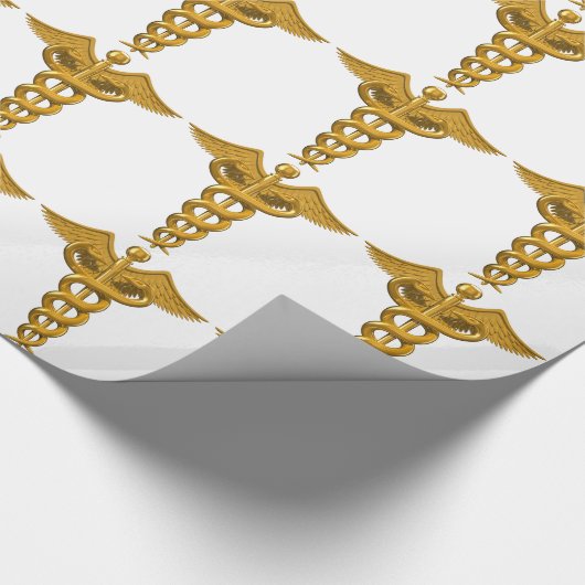 Medizinisches Symbol Geschenkpapier (Ecke)