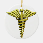 Medizinisches Symbol Keramikornament (Vorne)