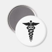 Medizinisches Symbol Magnet (Vorderseite/Rückseite)