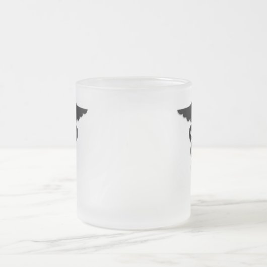 Medizinisches Symbol Mattglastasse (Mittel)