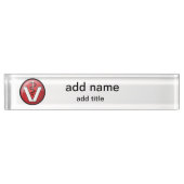 Medizinisches Symbol Namensplakette (Vorderseite)