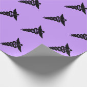 Medizinisches Symbol-Packpapier Geschenkpapier (Ecke)