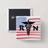 Medizinisches Symbol RN Button (Vorne & Hinten)