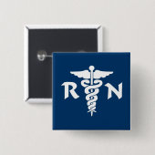 Medizinisches Symbol RN Button (Vorne & Hinten)