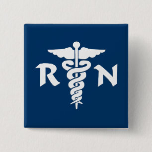 Medizinisches Symbol RN Button