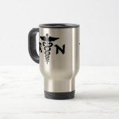 Medizinisches Symbol RN Reisebecher (Vorderseite Links)