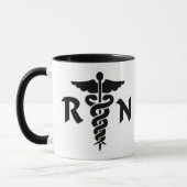 Medizinisches Symbol RN Tasse (Links)