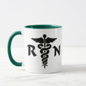 Medizinisches Symbol RN Tasse (Links)