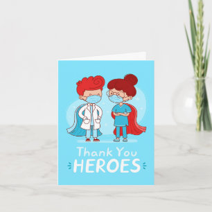 Medizinisches Team Dankeschön Karte