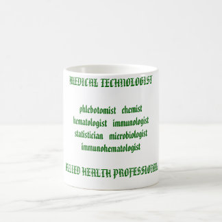 MEDIZINISCHES TECHNOLOGE phlebotomist Kaffeetasse