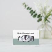 Medizinisches Thema Einzigartige Visitenkarten Visitenkarte (Stehend Vorderseite)