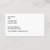 Medizinisches Thema Einzigartige Visitenkarten Visitenkarte (Rückseite)