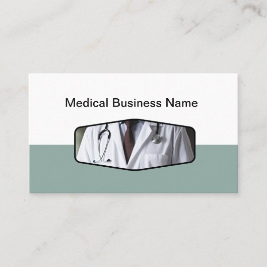 Medizinisches Thema Einzigartige Visitenkarten Visitenkarte (Vorderseite)