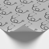 Medizinisches Thema Geschenkpapier (Ecke)