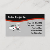 Medizinisches Transportfahrzeug Visitenkarte (Vorderseite)
