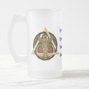 Medizinisches universelles mattglas bierglas