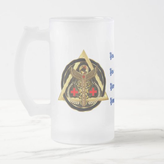 Medizinisches universelles mattglas bierglas (Links)
