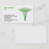 Medizinisches Visitenkarte-Grün Visitenkarte (Vorne/Hinten)