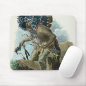 Medizinmann des Mandan Stammes im Kostüm von Mousepad (Mit Mouse)