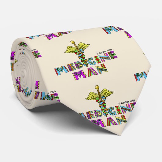 Medizinmann Krawatte (Gerollt)