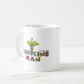 Medizinmann-Tasse Kaffeetasse (Vorderseite Links)
