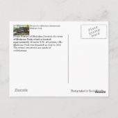 Medizinpark, Oklahoma Postkarte (Rückseite)