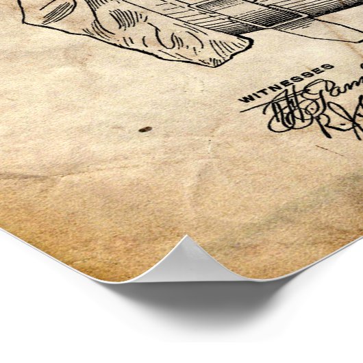 Medizinpatent Poster (Ecke)